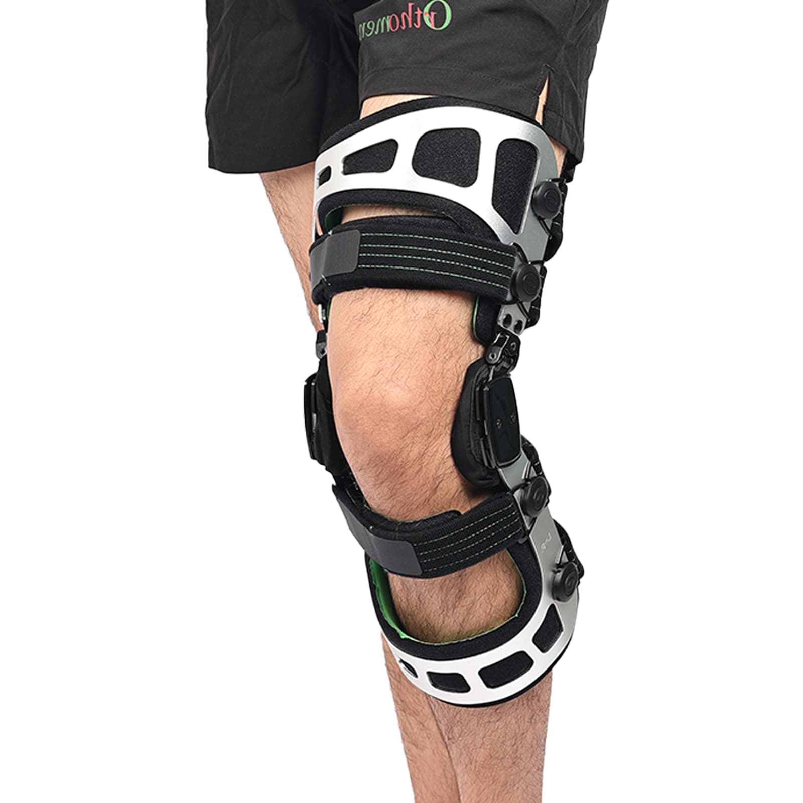 Double OA Knee Brace Booster Instability of Ligament Injury & Protect Knee Joint after Knee Surgery Medial & Lateral Support (M/Left)