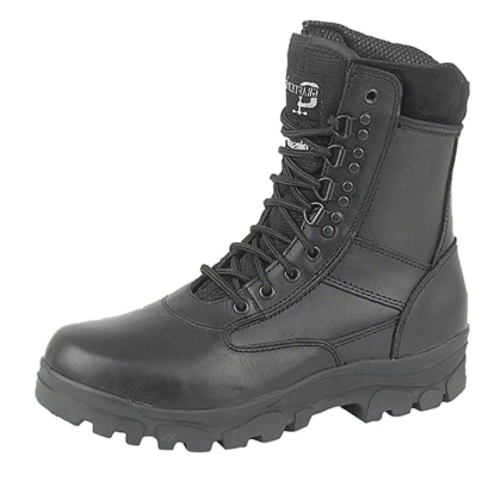 Grafters Hi-Leg Combat Boots With Steel Sole Protection. Police Security Army Cadet Safety Boots