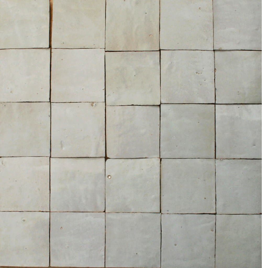 sold by ZAGORA 1 m² Ceramic Tiles Zellige Moroccan Tile Picture Mosaic Wall Tiles Stoneware grey white Zelliges