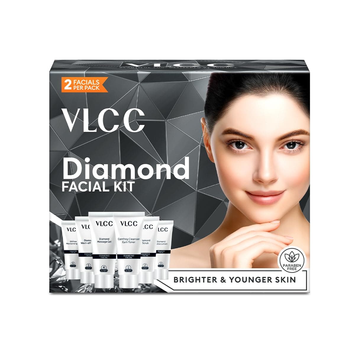 Diamond Facial Kit - 60g for Skin Polishing & Purification