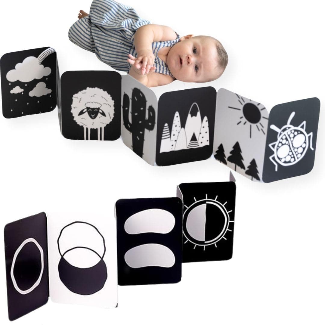- Montessori Baby Flash Cards for Babies & Infants | Visual Stimulation & Sensory Development for 0-12 Months | Fun & Easy Learning for Toddlers | High Contrast Black and White Flashcards