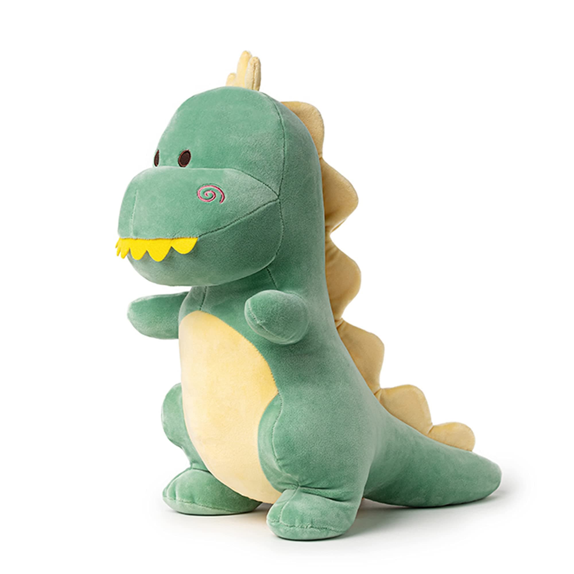 Dinosaur Stuffed Animal,12“ Cute Stuffed Dinosaur Plush Soft Dino Plushie Toys for Boys Girls Baby Kids (Green)