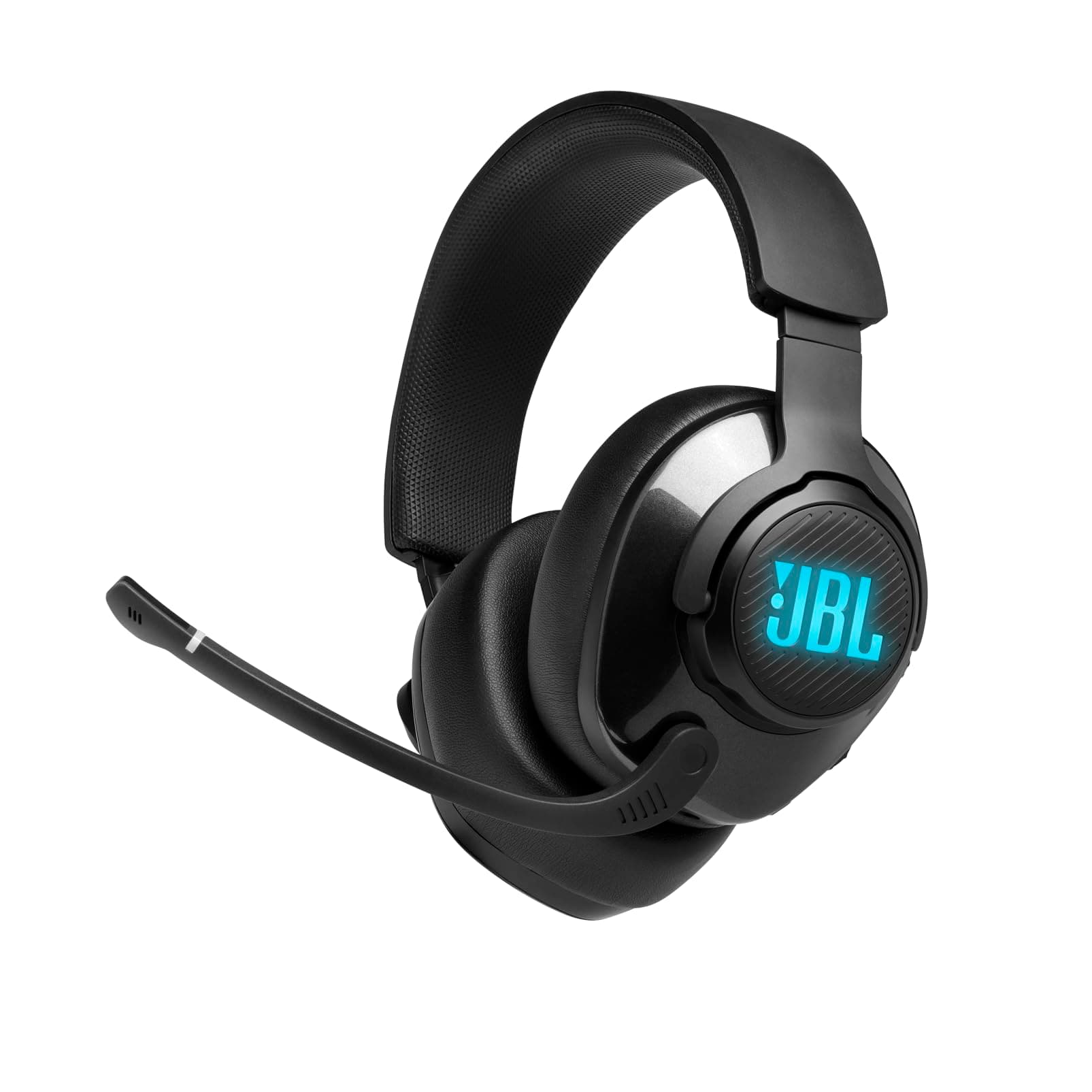 Quantum 400 - Wired over-ear gaming headset with game-chat balance dial, JBL QuantumSURROUND and DTS, Voice focus directional flip-up mic and memory foam ear cushions (Black)