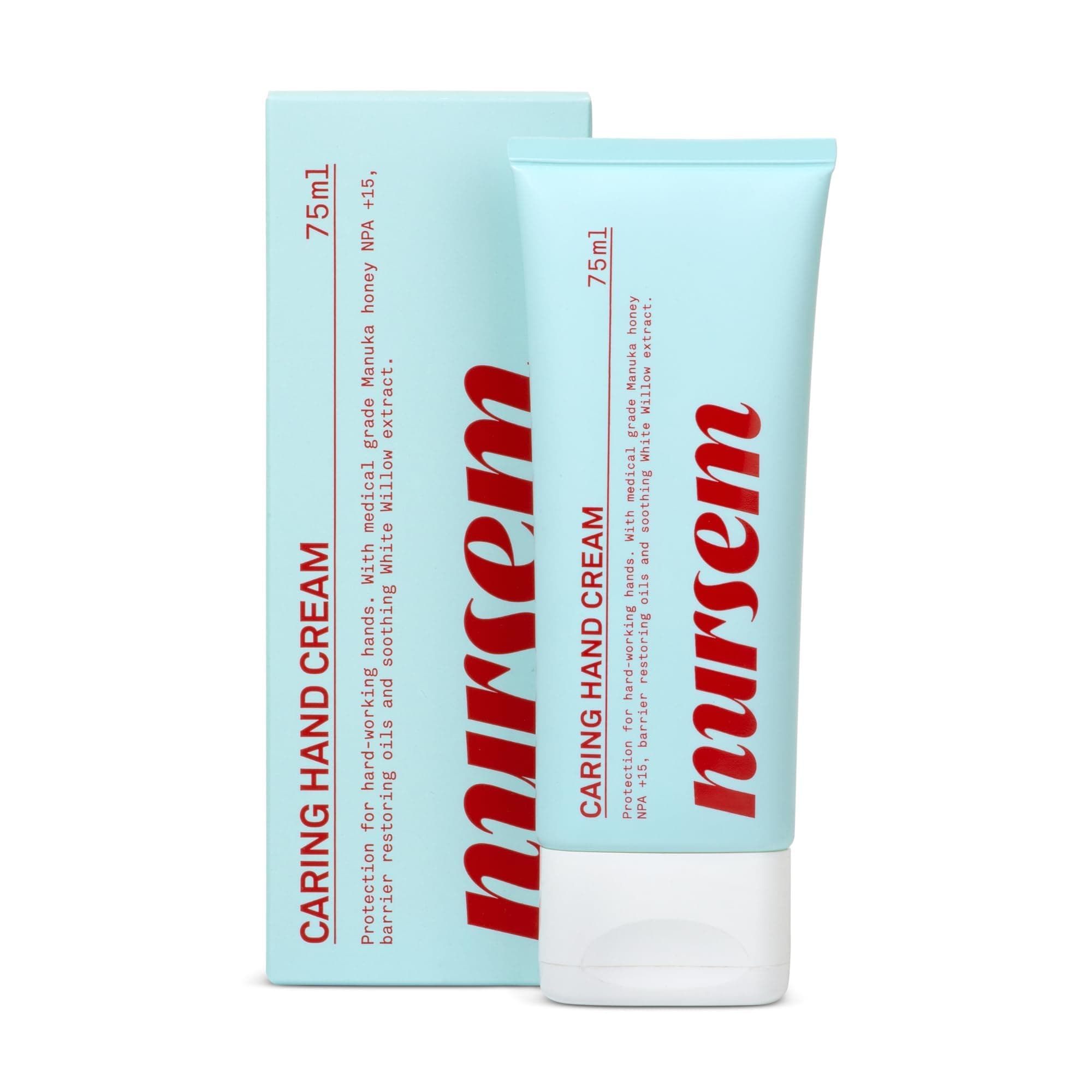 Hand Cream for Dry, Cracked Hands - Fast-Absorbing & Moisturizing, Soothes Sensitive Skin, by Nursem (75ml, Bergamot)