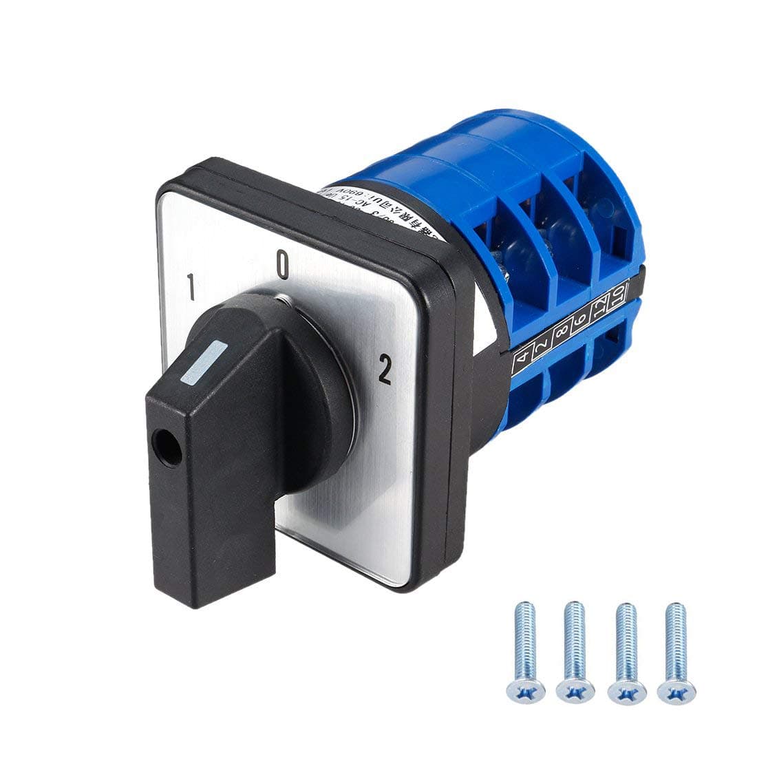 VictorsHome Changeover Switch LW28-32 3 Positions 12 Terminals Universal Rotary Cam Selector Latching Switches 690V 32A