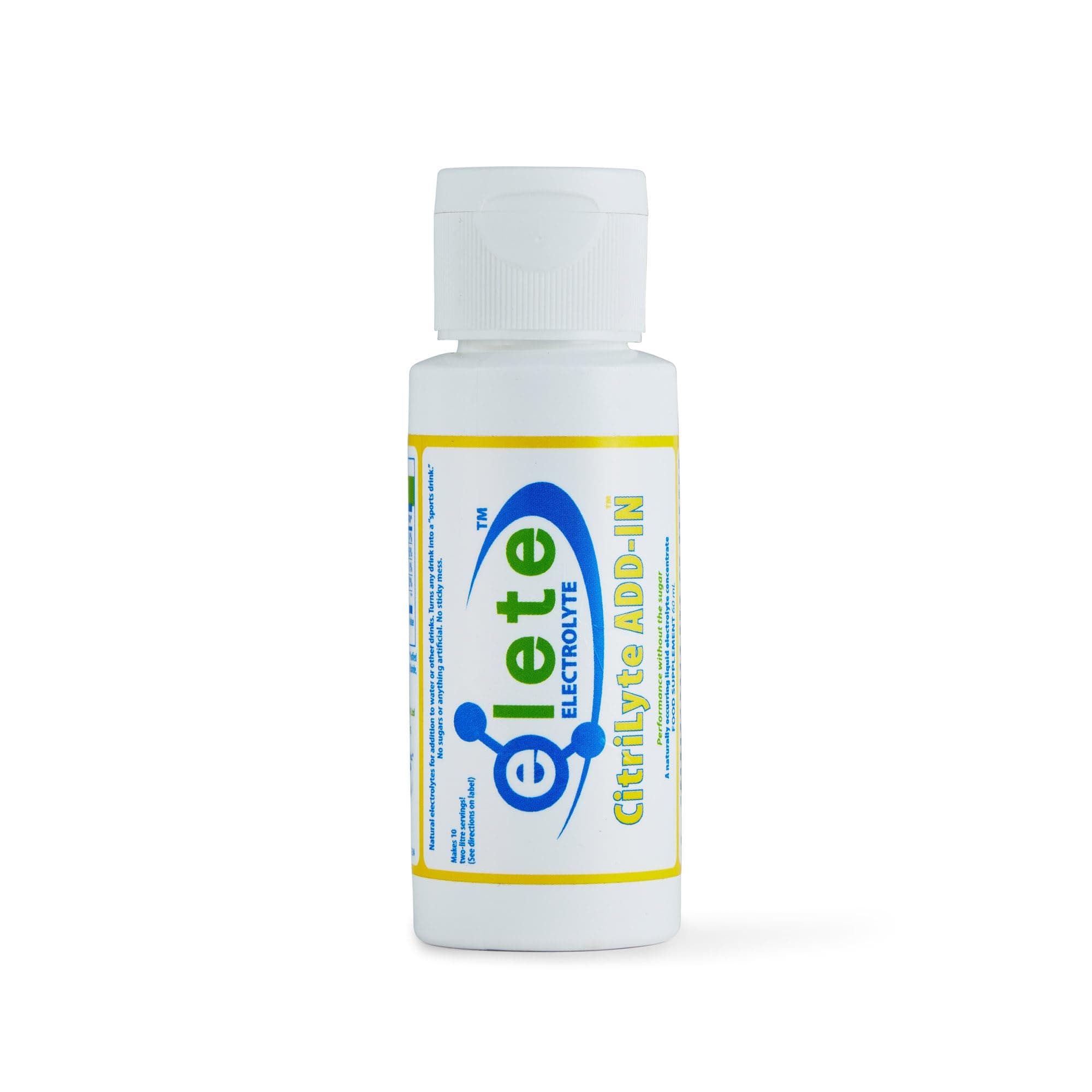 elete Electrolytes CitriLyte | Hydration Drops | 60ml Refill Bottle | Makes 20 litres | Zero Calories | Zero Sugar