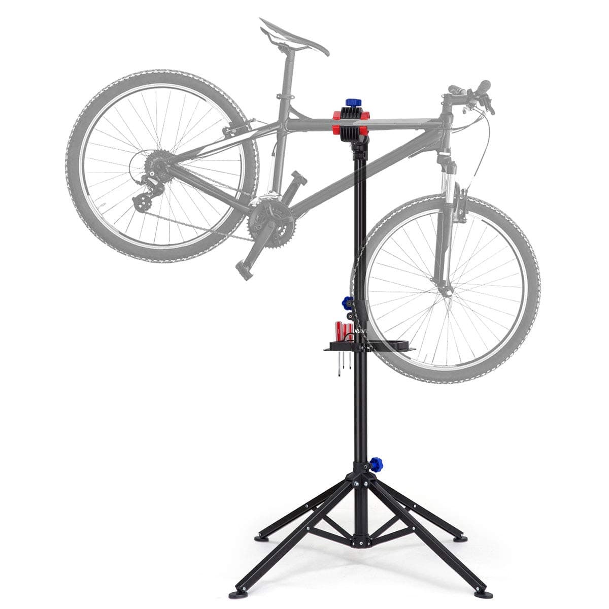 Foldable Bike Repair Stand, robust bike stand, also Suitable for Mountain Bikes, 360° Rotating Bicycle Clamp Tools Holder For Bicycle Repairing
