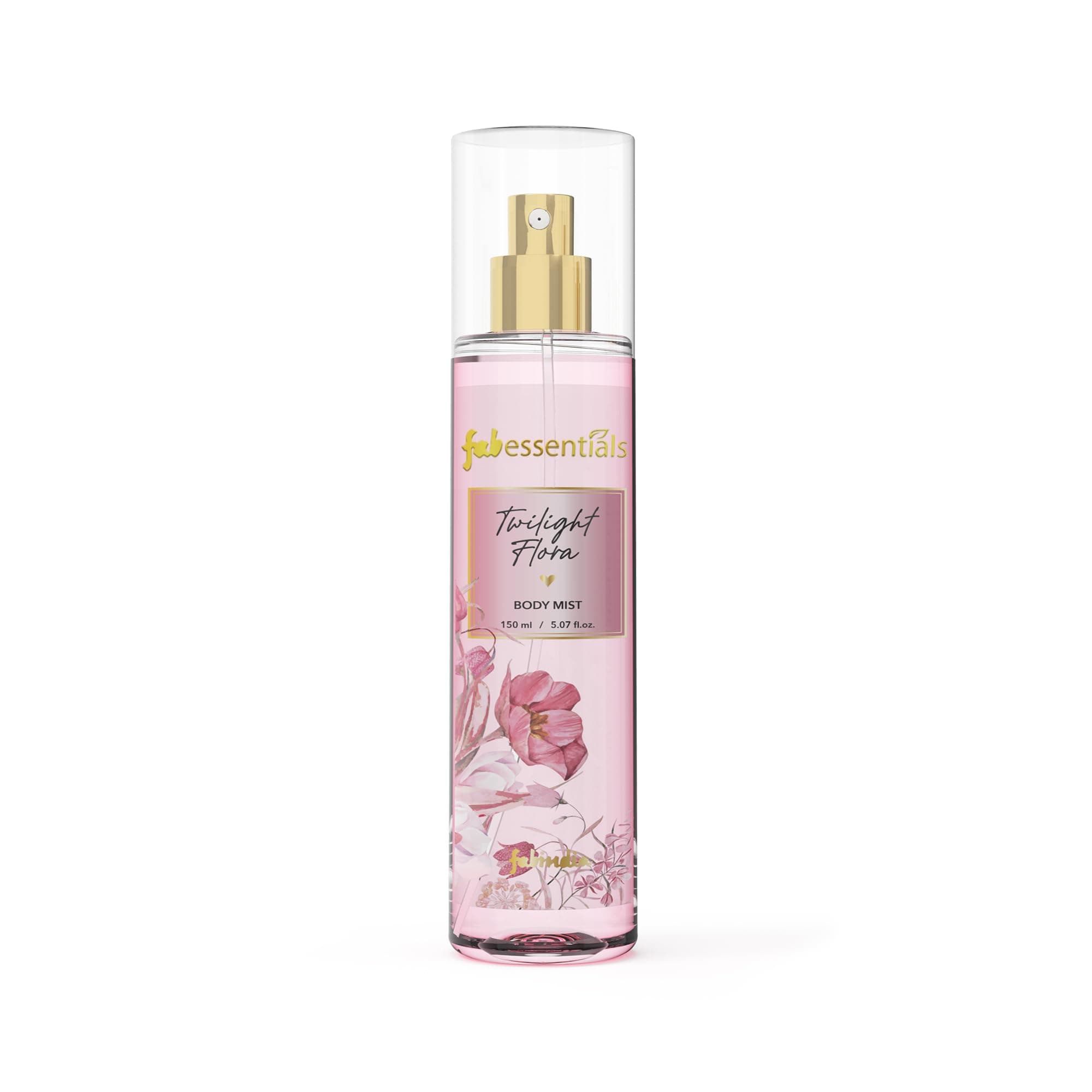 Fabessentials Twilight Flora Fine Fragrance Body Mist | Long-Lasting Floral Body Spray for Women | Fresh & Luxurious Scent | Infused with Aloe Vera | Daily body Perfume Mist | 150ml