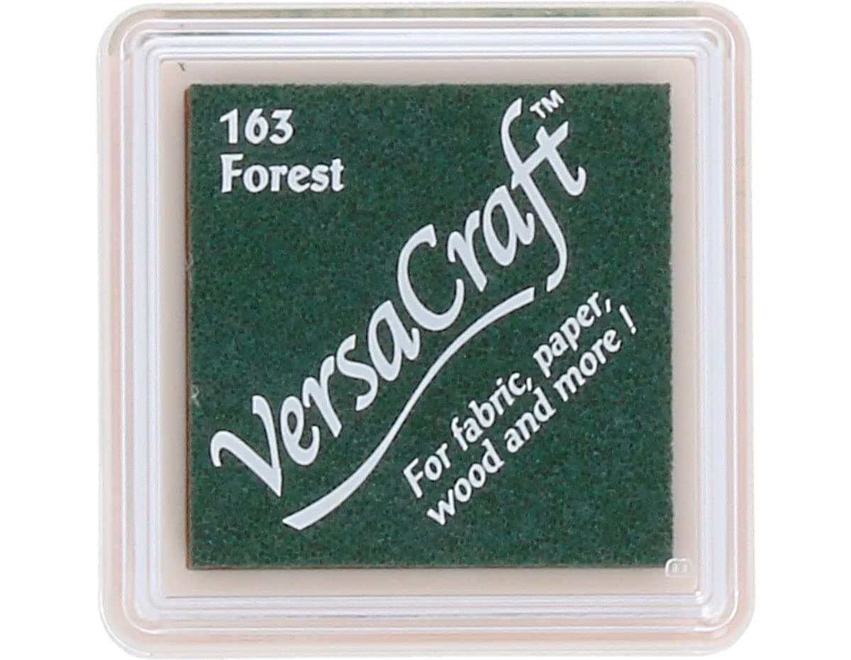 Tsukineko Forest Versacraft Ink Pad, Green,Small,3.4 x 3.4 x 2 cm
