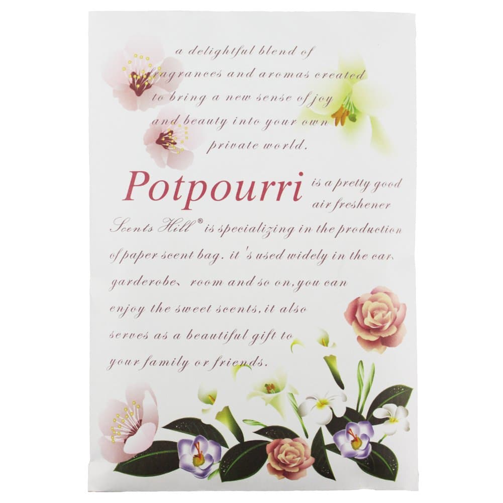 Scented Sachets for Drawer and Closet, Lot of 4 (Potpourri)