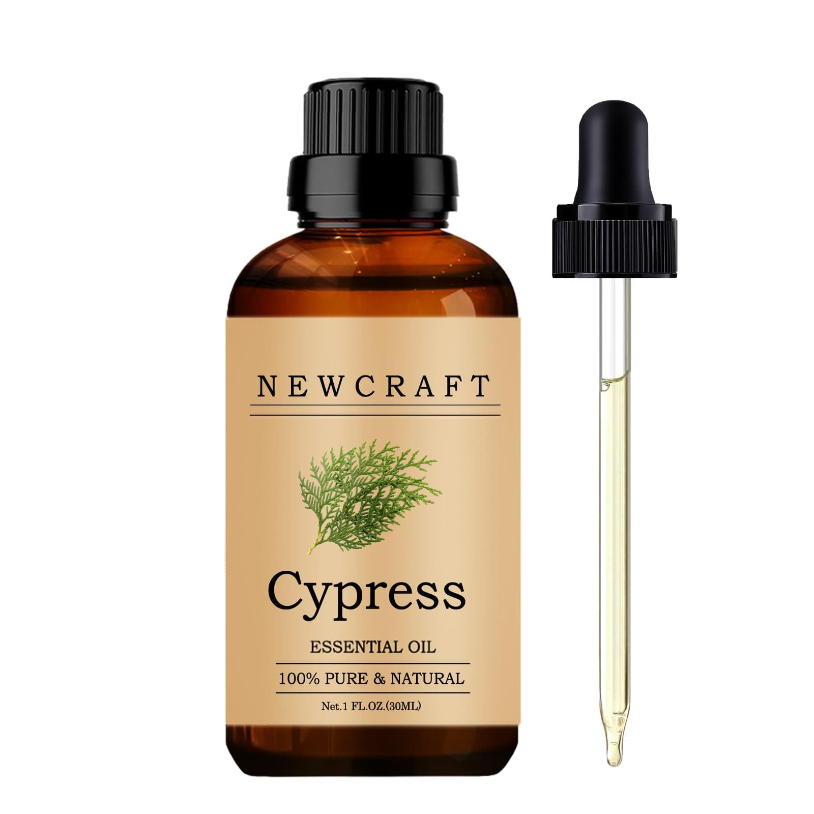 Cypress Essential Oils, 100% Pure and Natural Essential Oil for Aromatherapy Diffuser - Cypress/1 Fl Oz
