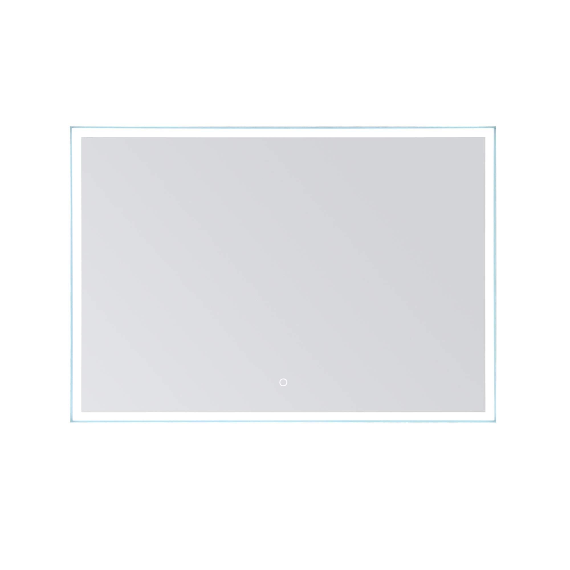 Ove Decors Saros LED Lighted Mirror with Touch Sensor, 39-Inch by 28-Inch