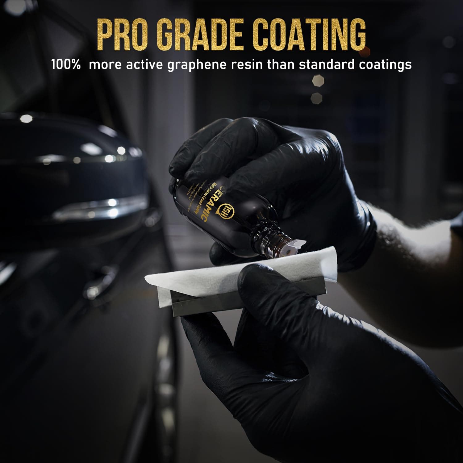 Graphene Ceramic Coating for Cars (70ml) 15H Advanced Graphene Coating for Car Detailing - 10+ Years of Long Lasting Protection -Easy to Use Stronger than Car Wax,Extra-hardness High Gloss