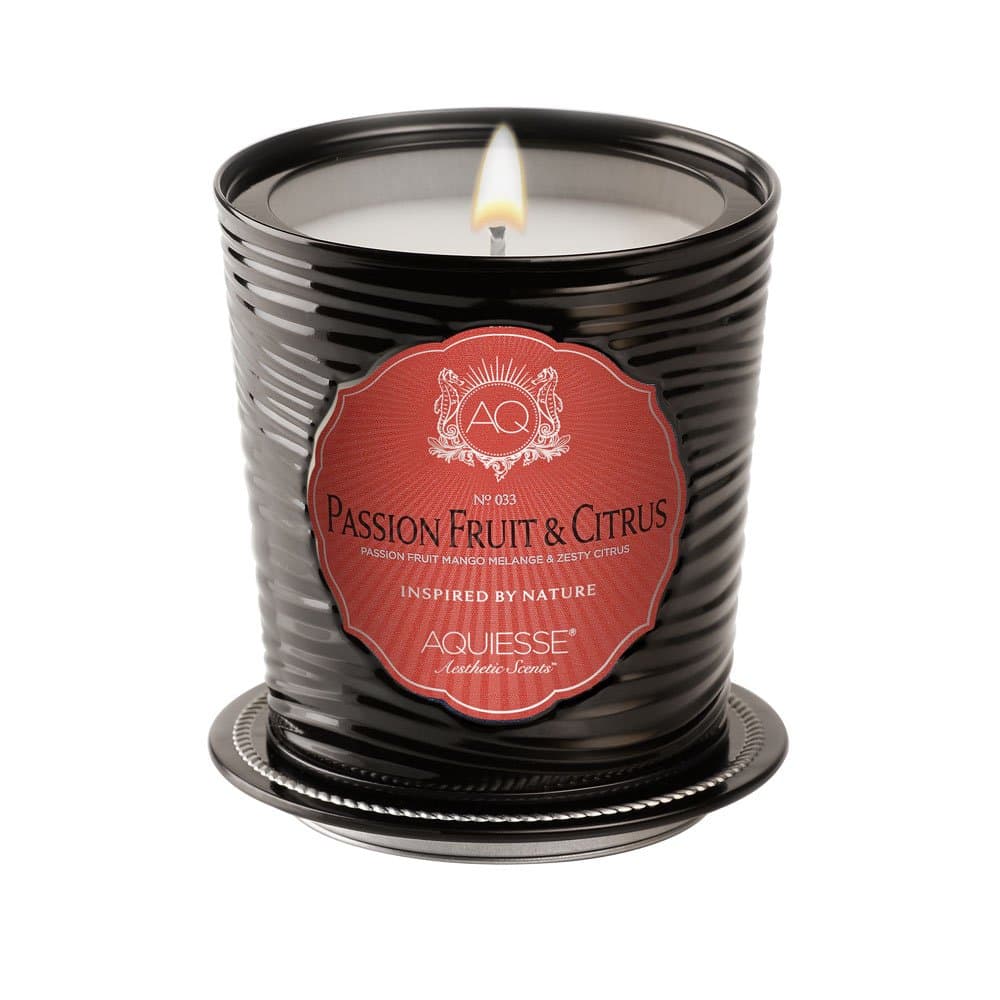 Aquiesse Passion Fruit and Citrus Luxe Tin Candle