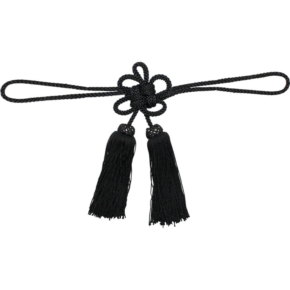 Mirareed Japan KR-931 Curtain Tassel Belt Pure Black Color VIP