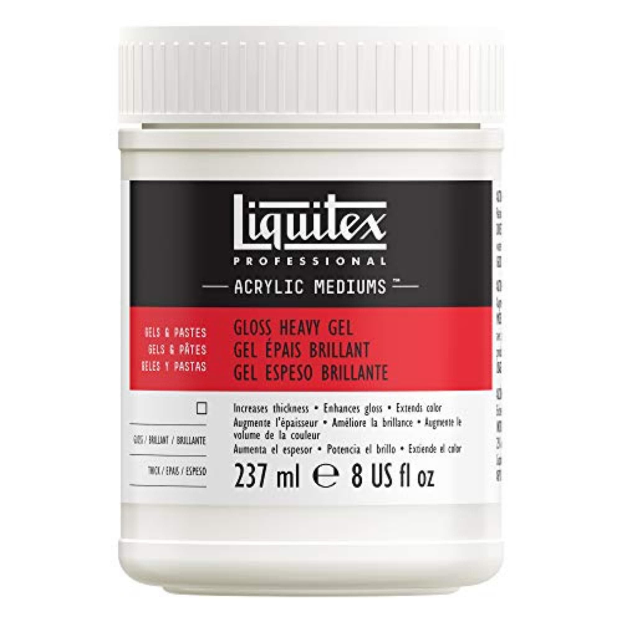 Liquitex Professional Gloss Heavy Gel Medium, 8-Oz