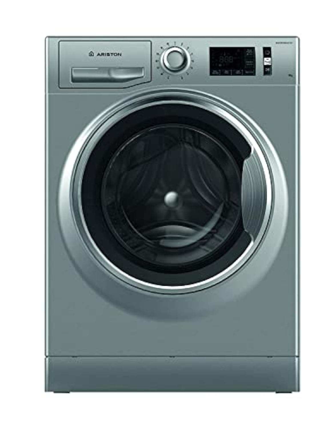 9KG Front Load Washing Machine, 1400 RPM, 16 Programs, Fully Automatic Washer with Inverter Motor, Digital LED Display, Child Lock & Delay Start, Made In Poland, Silver, NLM11946SCAGCC