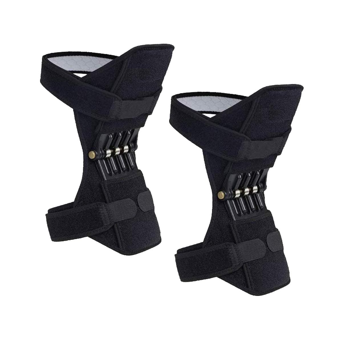 2 Packs Madala Power Knee Brace Joint Support, Power Knee Stabilizer Pads, Protective Gear Booster with Powerful Springs for Men/Women weak Legs, Arthritis, Meniscus Tear Pain, Fitness and Sports