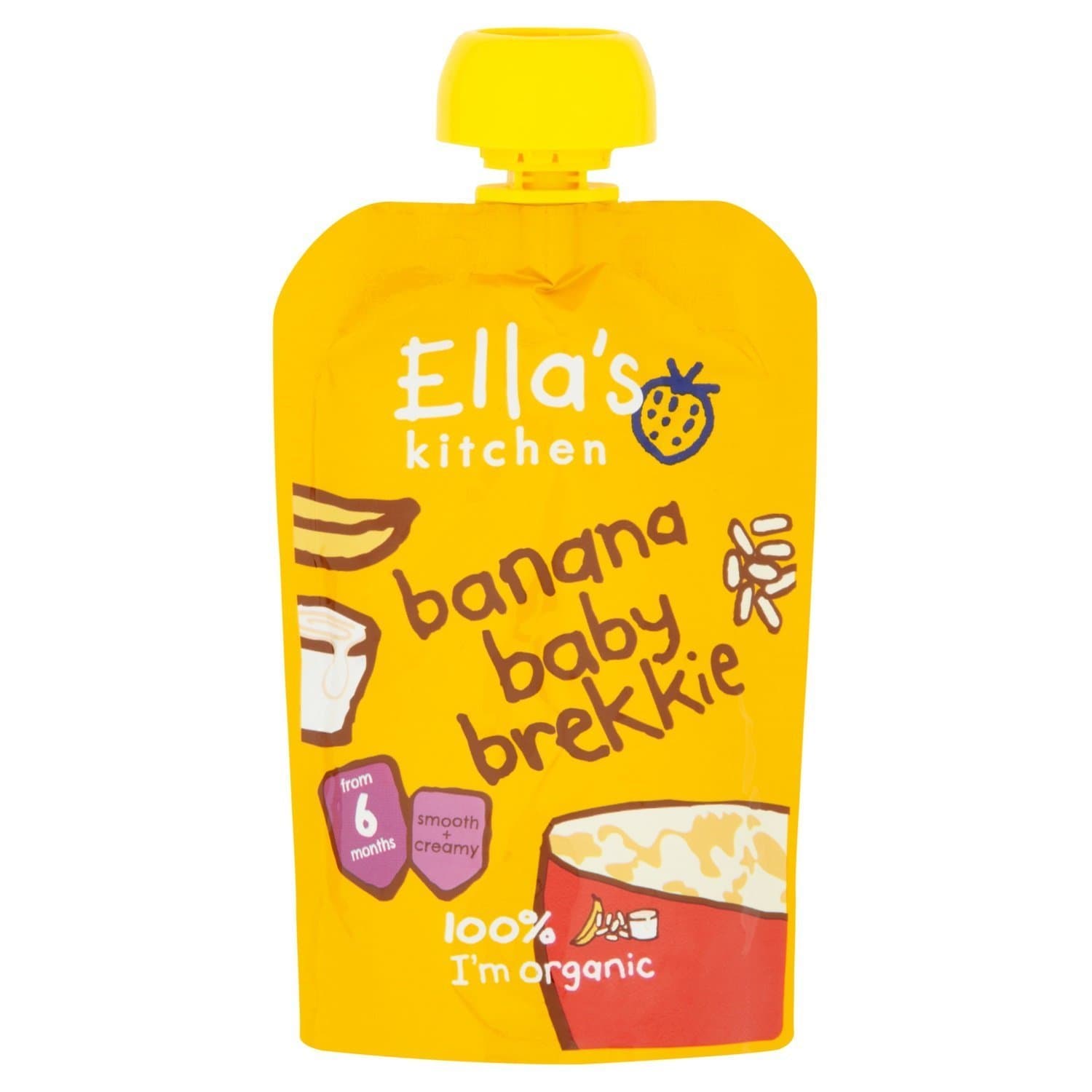 Stage 1 Baby Brekkie Banana Pack of, 600 gram, (Pack of 6)