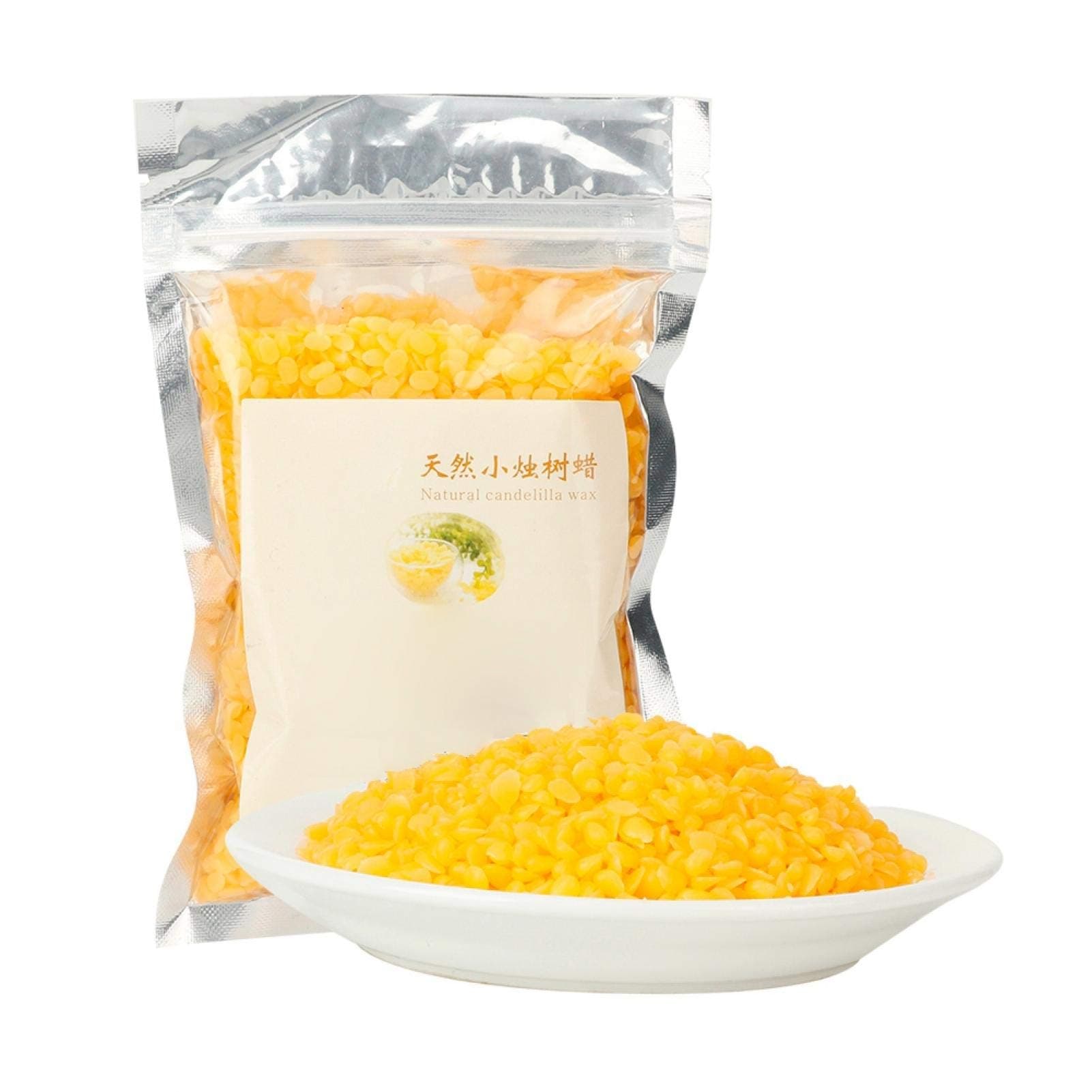 Emulsifying Wax, Candelilla Wax Candelilla Vegan Wax for Skin, Face, Body and Hair DIY Creams, Lotions, Lip Balm and Soap Making Supplies. Beeswax Substitute, Beeswax for Lip Balm