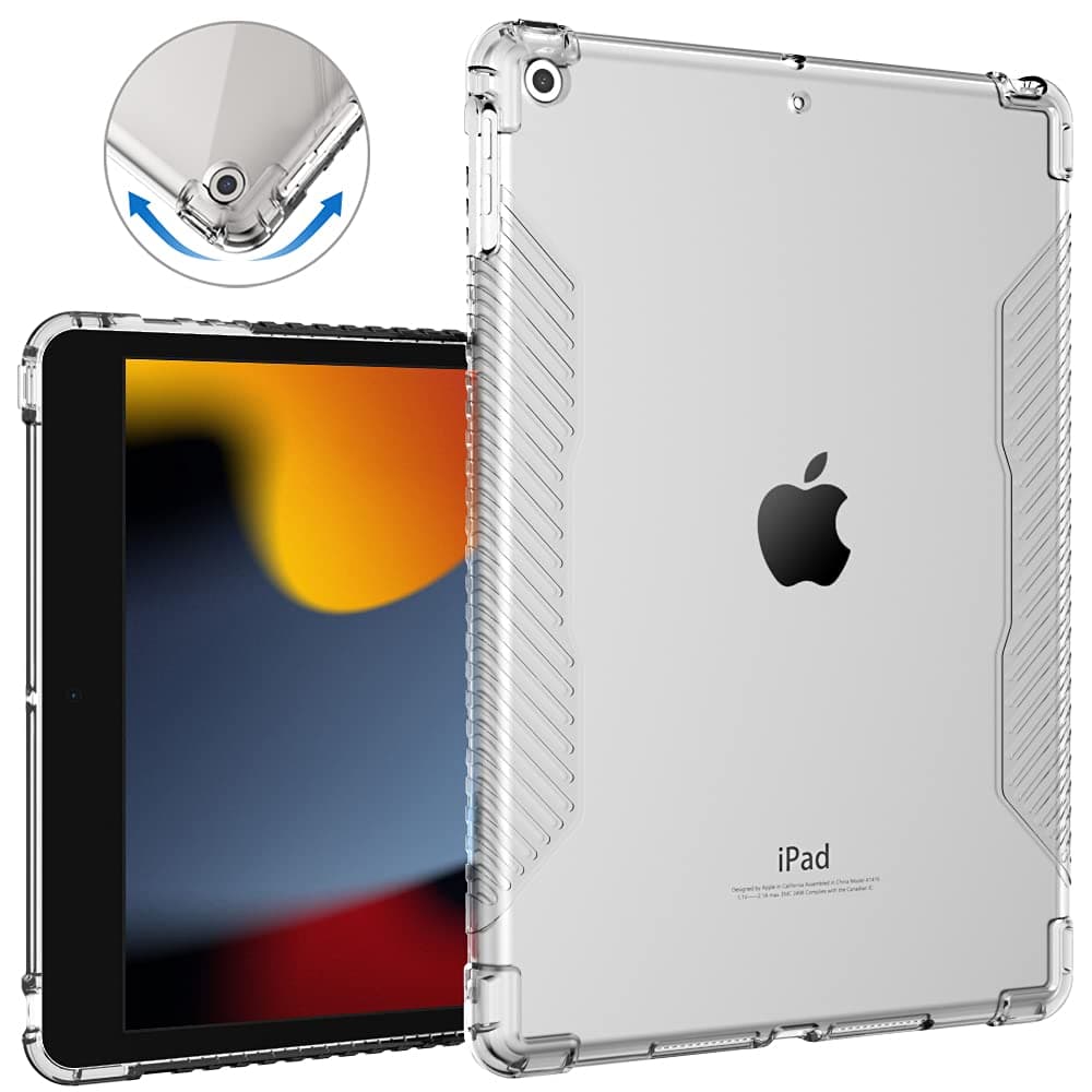 Shockproof Ultra-thin Clear Back Cover With Soft TPU