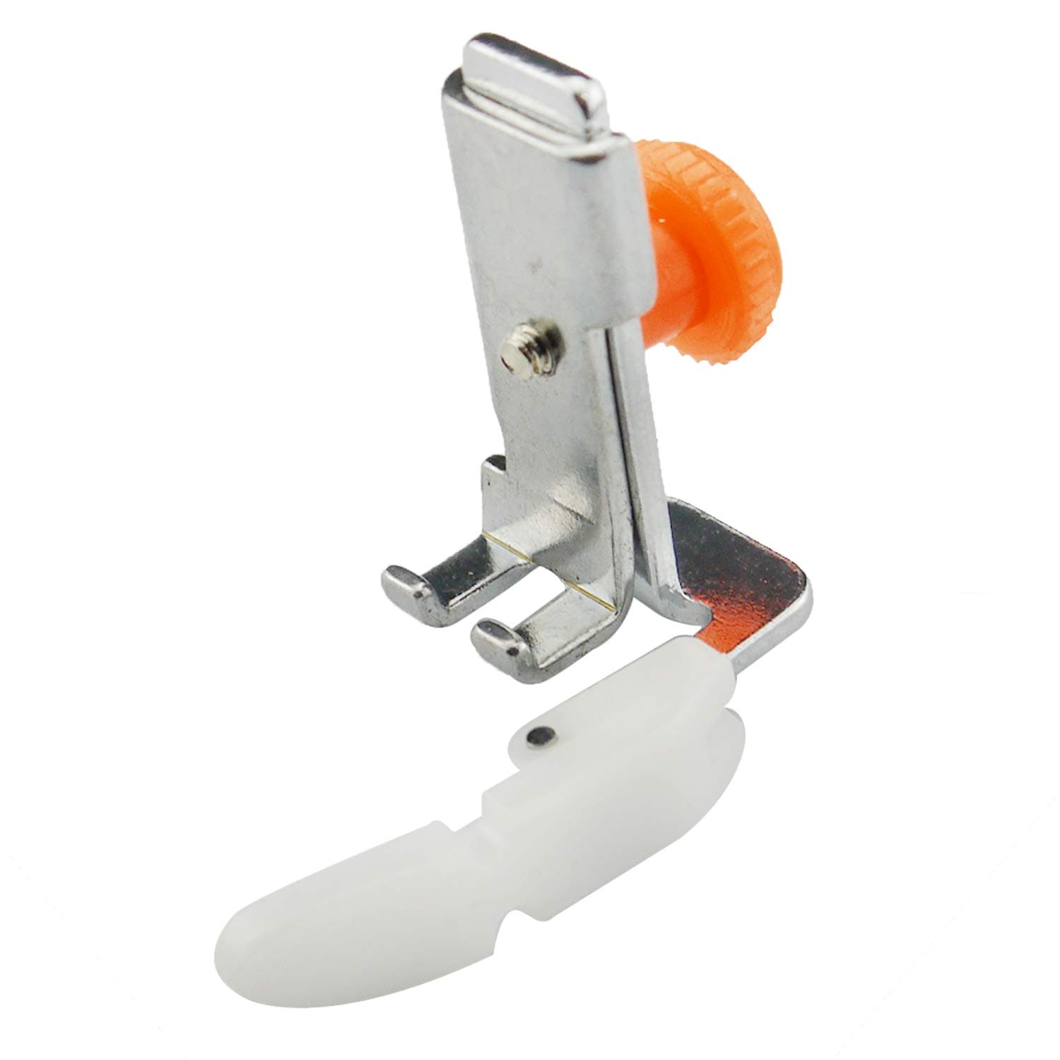 ZIGZAGSTORM 6792 Teflon Adjustable Zipper Piping Cording Presser Foot Fits All Low Shank Singer, Brother, Babylock, Euro-Pro, Janome, Kenmore, White, Juki, Simplicity, Elna and More Sewing Machine