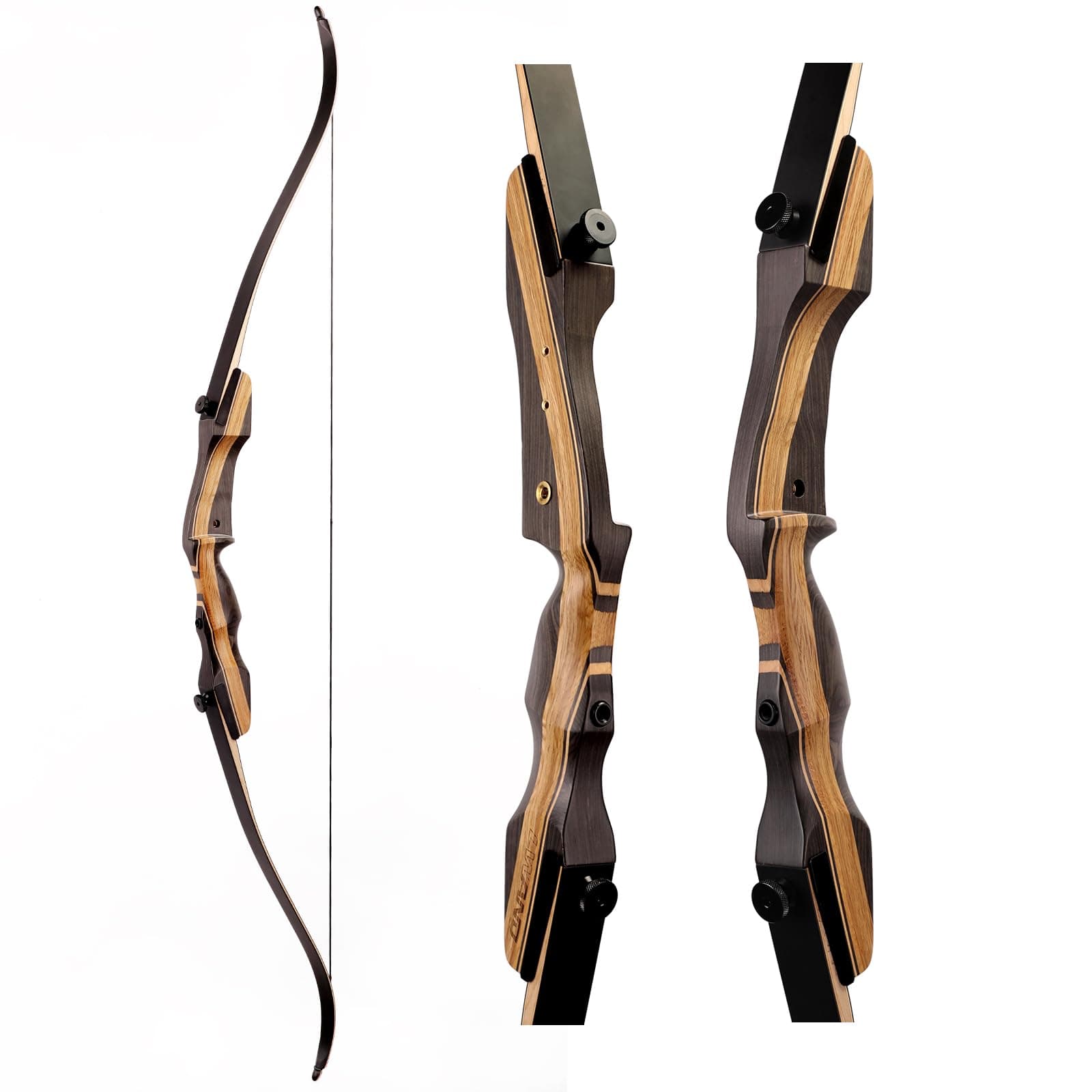 LWANO Archery Takedown Recurve Bow 62", Standard Recurve Bow for Aldults & Beginners, Right Handed, 25-50 Lbs