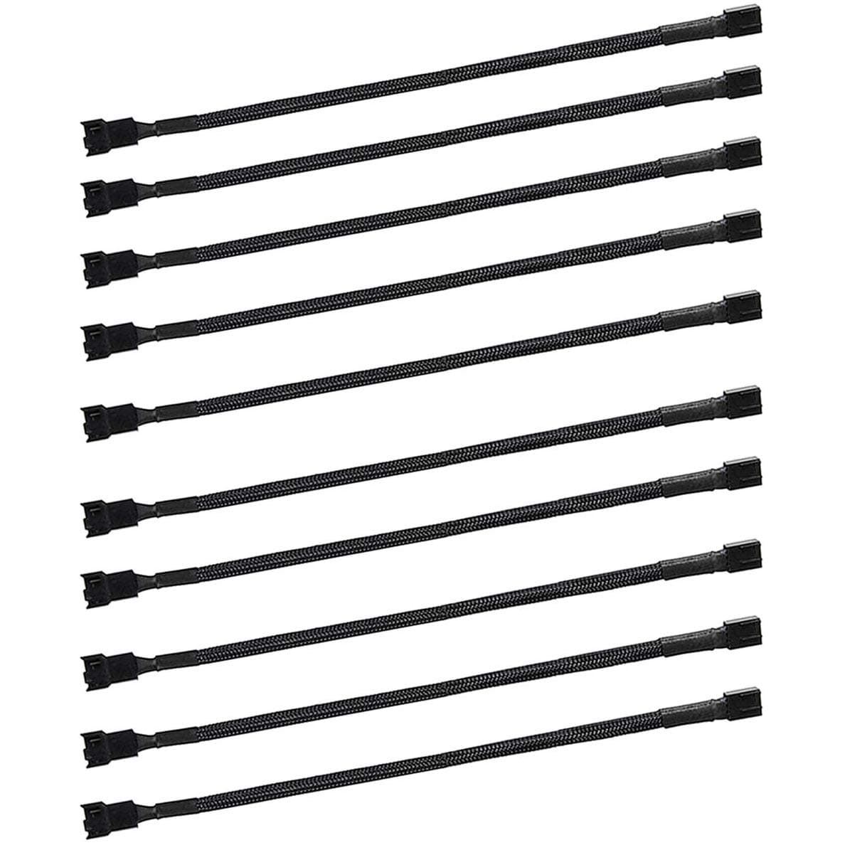 12" PWM Fan Extension Cable - 4 Pin, 30cm (10pcs)
