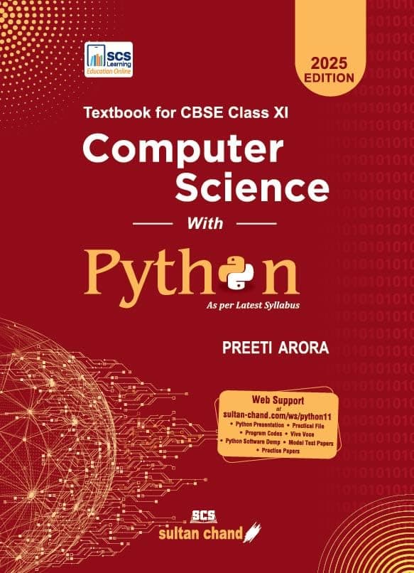 Computer Science with Python: Textbook for CBSE Class 11 (2025-26 Examination) Paperback – 1 April 2025