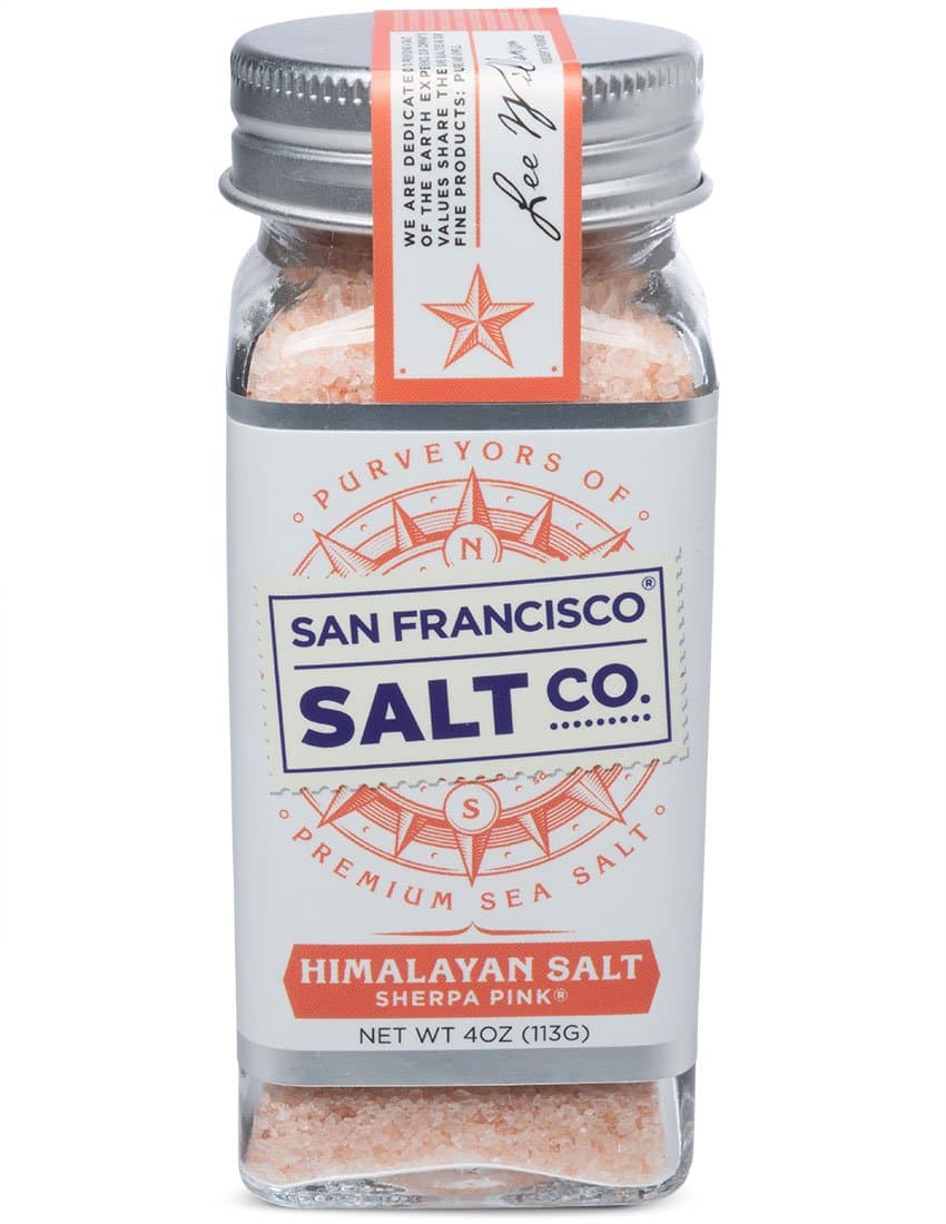 4 Oz Glass Shaker - Sherpa Pink Himalayan Salt