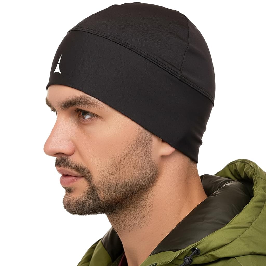 Helmet Liner Sweat Wicking Skull Cap Beanie. Ultimate Performance Moisture Wicking. Fits Under Helmets