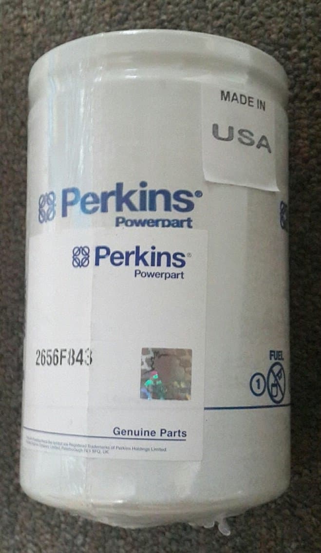 Perkins Fuel Filter - 2656F843 (CROSS P502504 - FF261- BF7990)