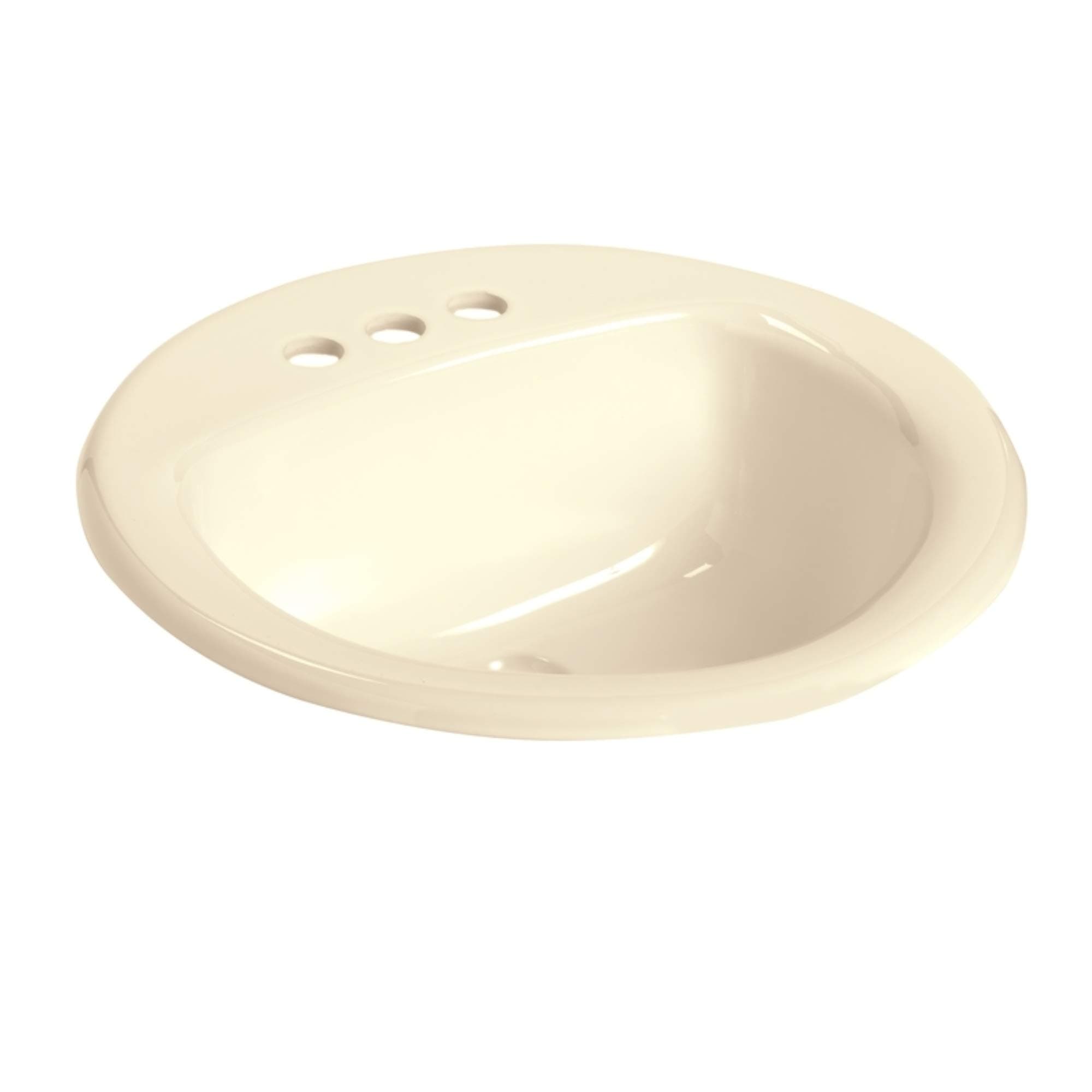 MANSFIELD PLUMBING PRODUCTS 239-4BON Bone Self Rim Lavatory