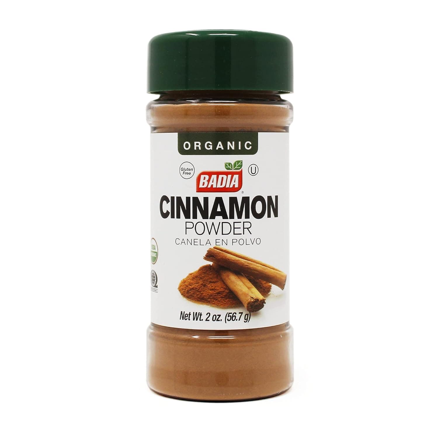 Organic Cinnamon Powder, 2 oz – Warm & Sweet Flavor for Baking, Cooking, Oatmeal, Smoothies, Coffee & Desserts
