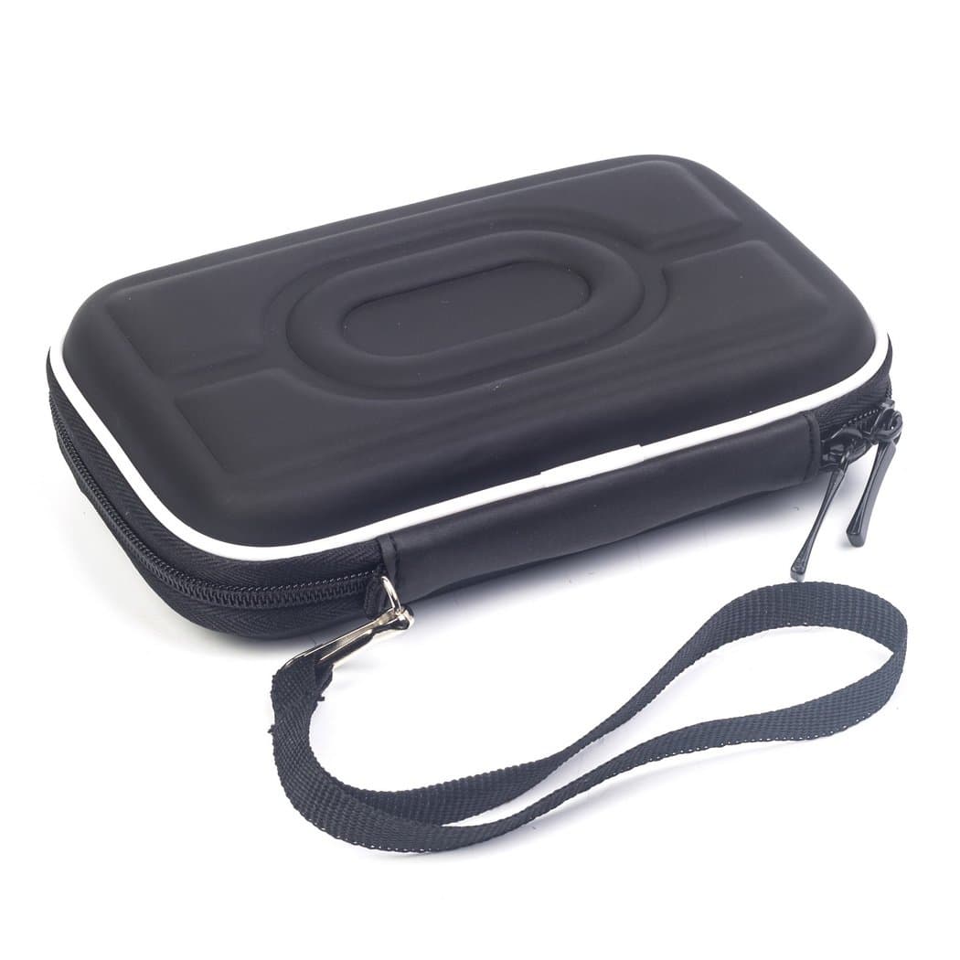 SUNGUY Hard EVA Shockproof Carrying Case Bag for Seagate Backup Plus Slim/Western Digital WD My Passport Ultra/Toshiba/Battery Charger / 2.5 inch Portable External Hard Drive HDD (Black)