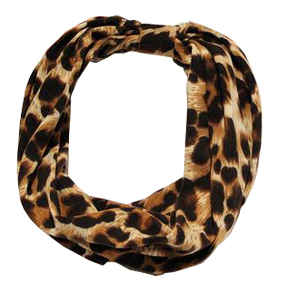 Ilucky 2015 New Variety of Wear Method Leopard Sports Wide Women Headbands for Women Hair Accessories Turban Headband Headwear (coffee)