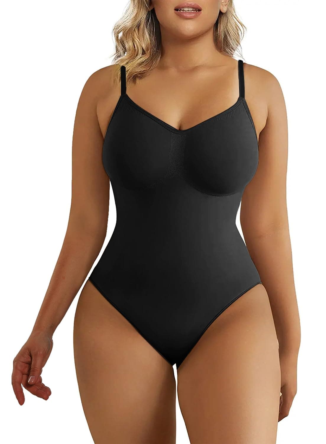 Women's Shapewear Bodysuit Tummy Control Body Shaper Seamless Sculpting Snatched Waist Body Suit