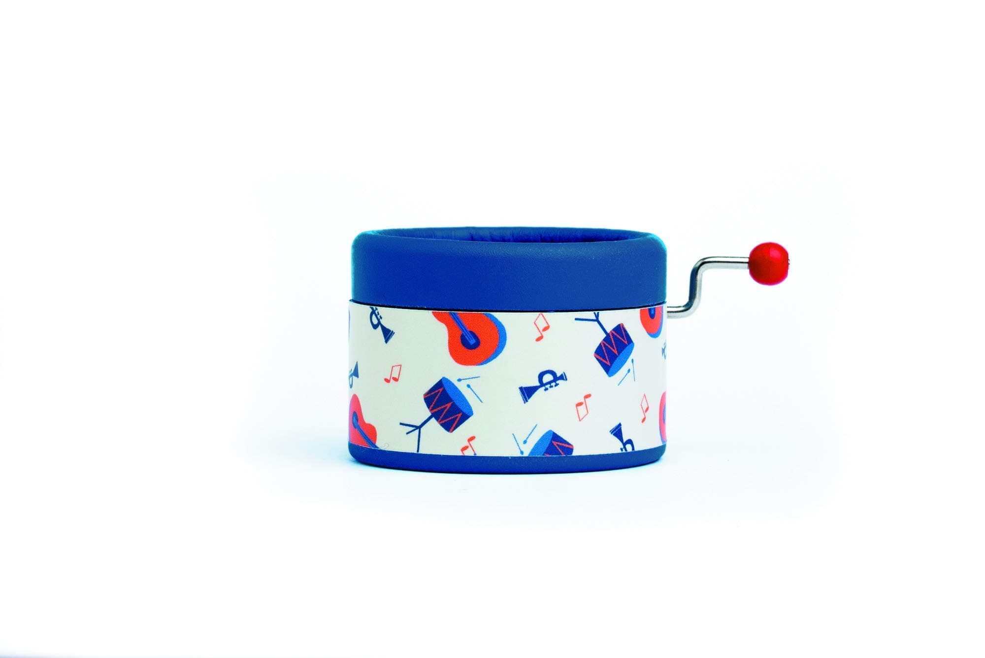 Music box inspired by jazz. Trumpet, double bass and percussion. Melody: Fly me to the moon. Ideal musical detail to give as a gift