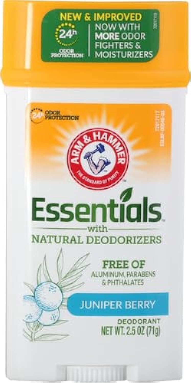Essentials Natural Deodorant, For Men and Women, Clean, 2.5 oz (71 g)