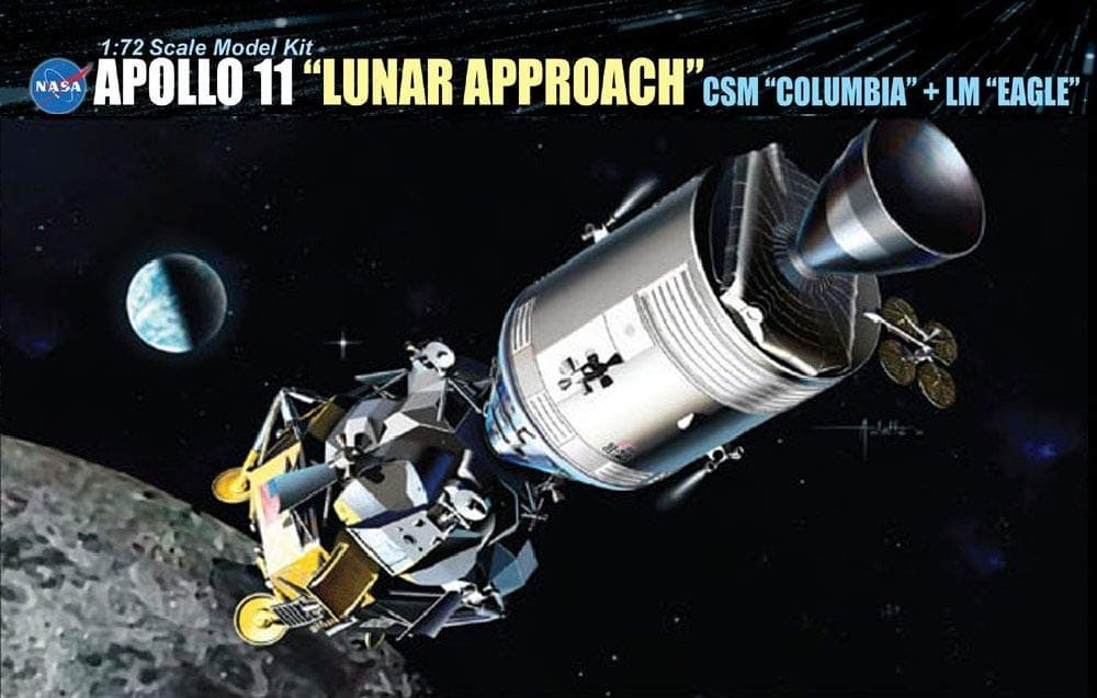 Dragon Models 1/72 Apollo 11 Lunar Approach - CSM Columbia + LM Eagle