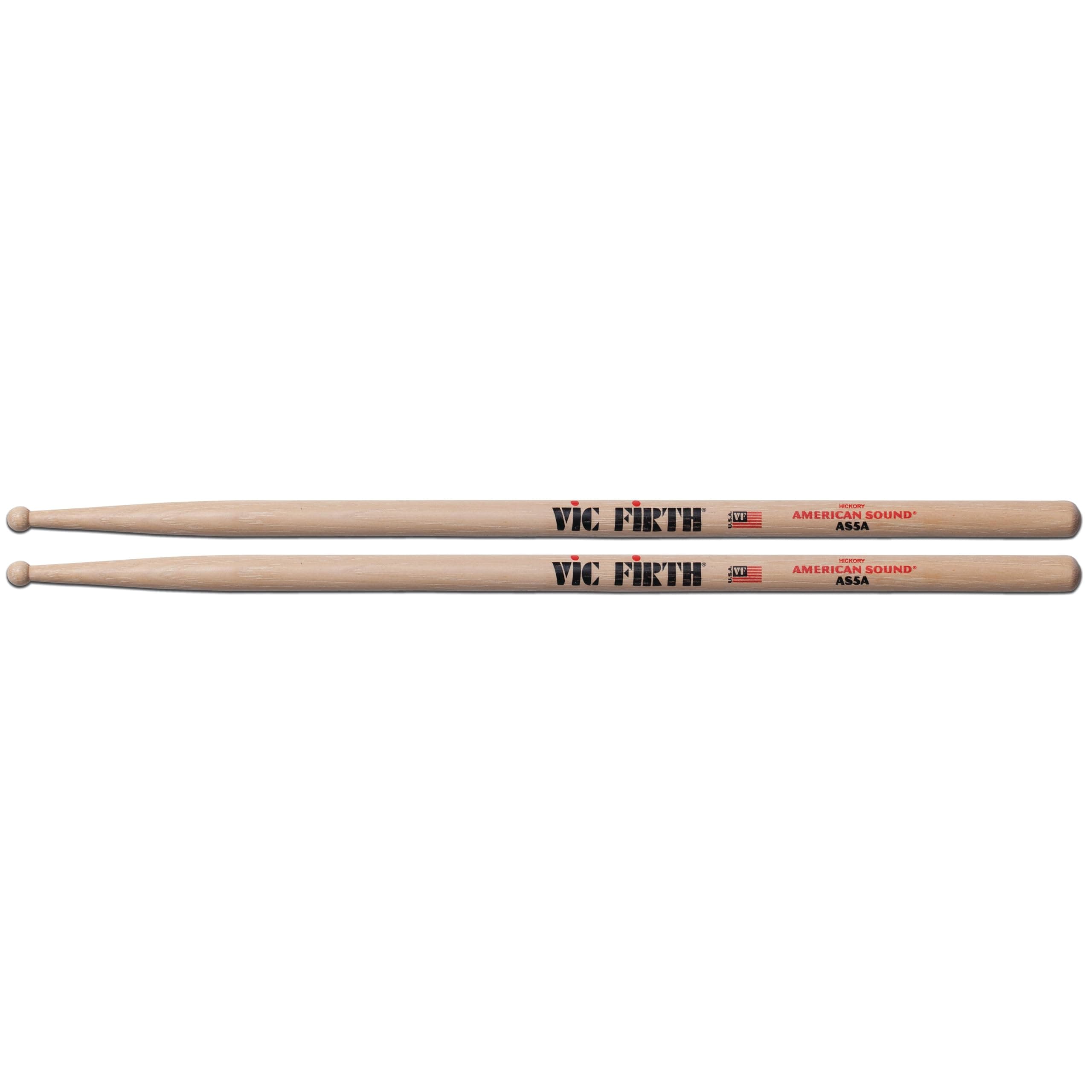 Vic FIrth - American Sound® Drumsticks AS5A - American Hickory - Round Wood Tip