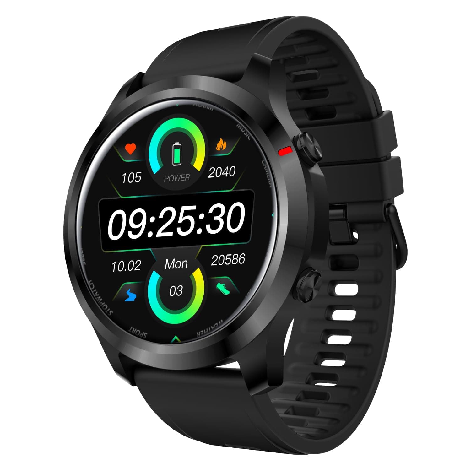 BENIO Eagle Smart Watch IP67 Waterproof Wristband HD Screen Fitness Heart Rate Sleep Monitor Global Version Tracker Bracelet,SmartWatch for Men/Women(Black)