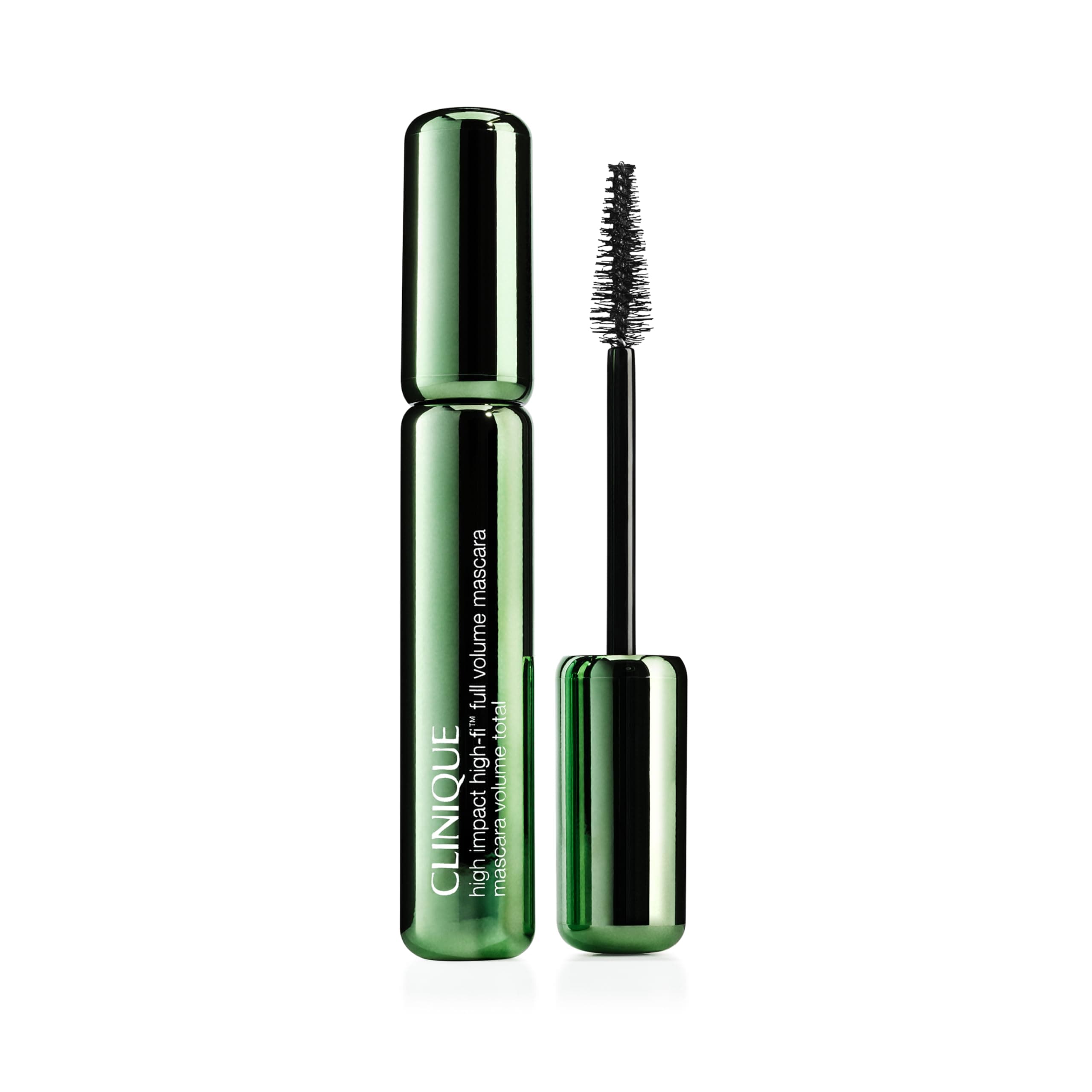 High Impact High-Fi Full Volume Mascara | Volume, Length, Non-Clumping, Smudge-Proof + Safe For Sensitive Eyes, Black/Brown