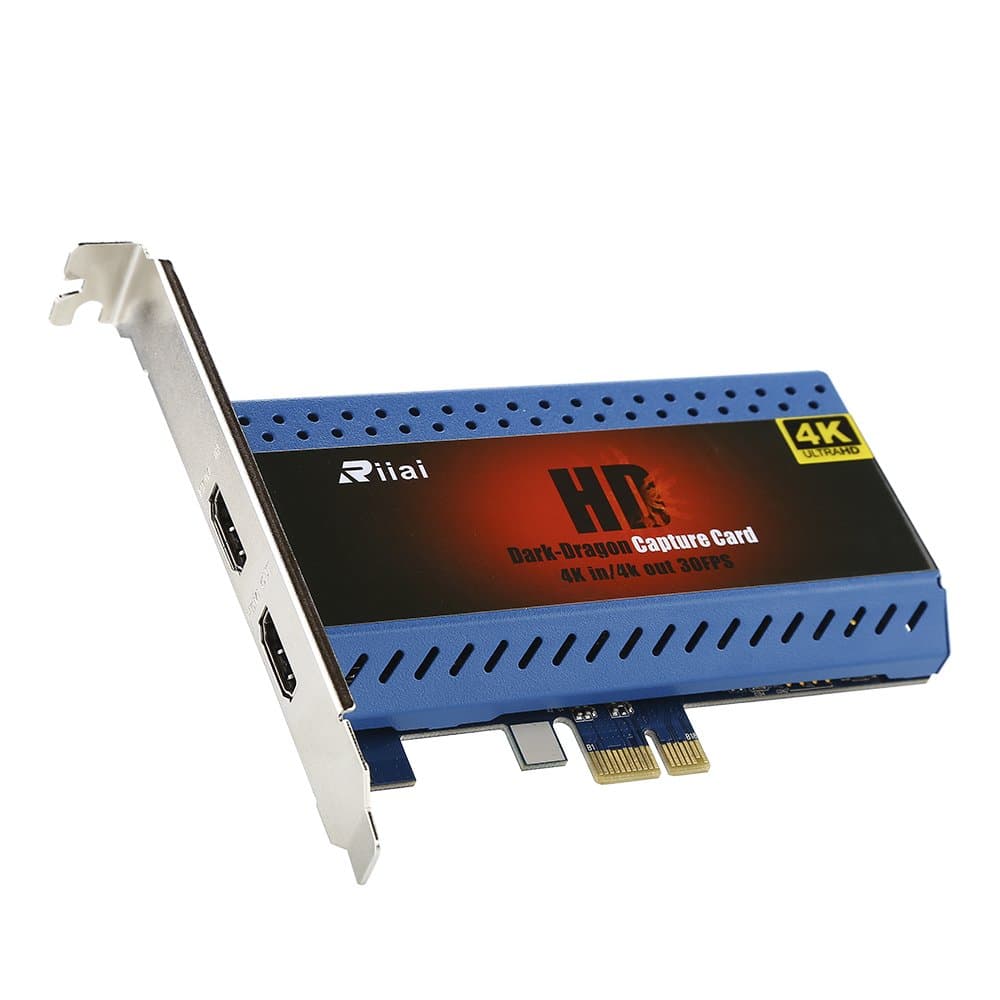 4K In/Out HD Game Video Capture Card PCIe YK763 Live Streamer 1080P Latency Technology Pass-through For Xbox One PS4 Switch Wii