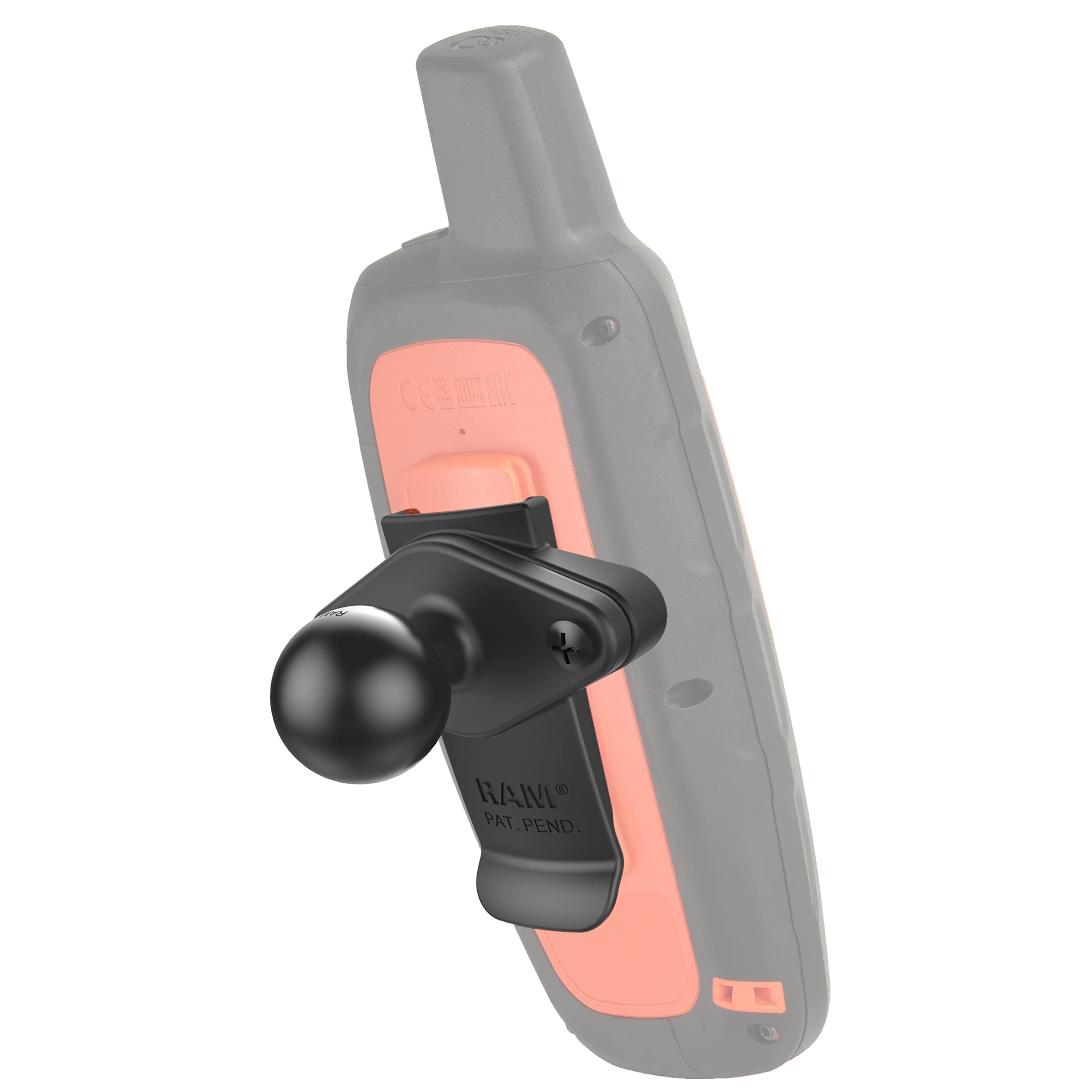 RAM Mounts Spine Clip Holder with Ball for Garmin Handheld Devices RAM-B-202-GA76U with B Size 1" Ball