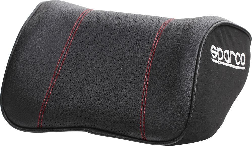 Neck Pillow Perforated PVC + Memory Foam, Black, SPC4008BK