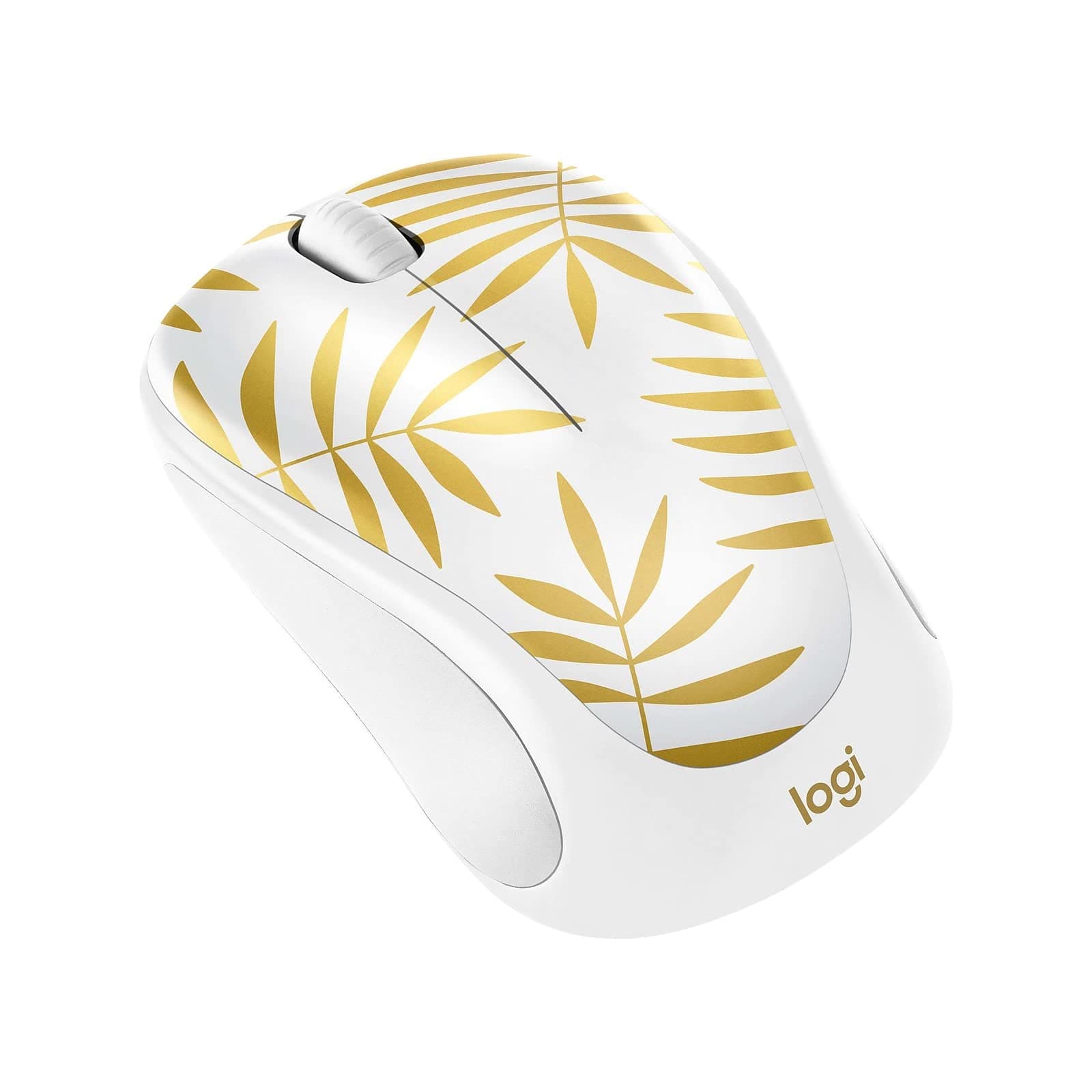 Logitech M317 Design Collection Limited Edition Wireless Ambidextrous Optical USB Mouse, Bamboo Dream (910-006614)