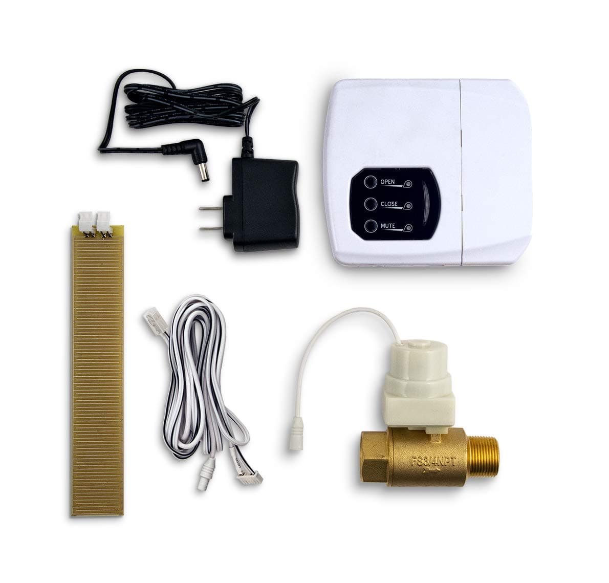 Automatic Leak Detection and Water Appliance Shut Off Kits- Protect Your Home from High Leak Risk Appliances (1, 3/4" Water Heater)