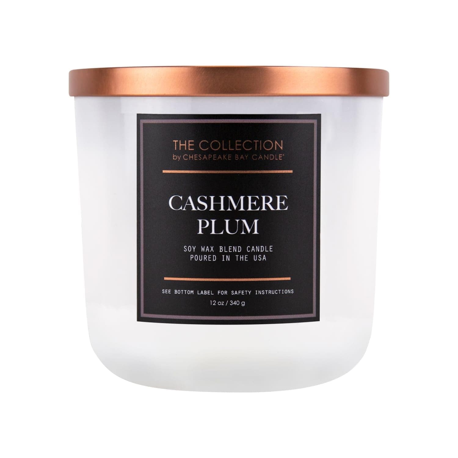 The Collection Two-Wick Scented Candle Cashmere Plum Medium Jar