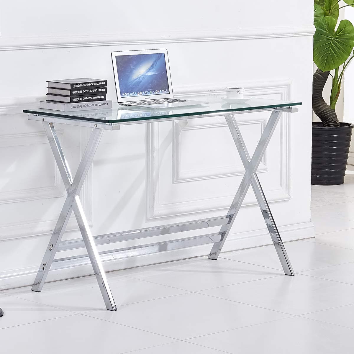 Glass Home Office Desk